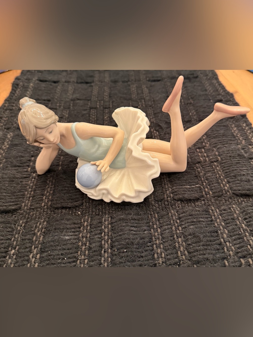 Nao by Lladró porcelain figurine titled "Ballerina with Ball" (model #1178)